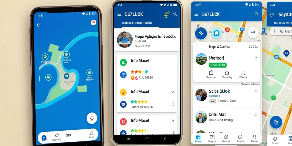 Antarmuka aplikasi 567LUCK menampilkan kondisi lalu lintas dengan jelas.