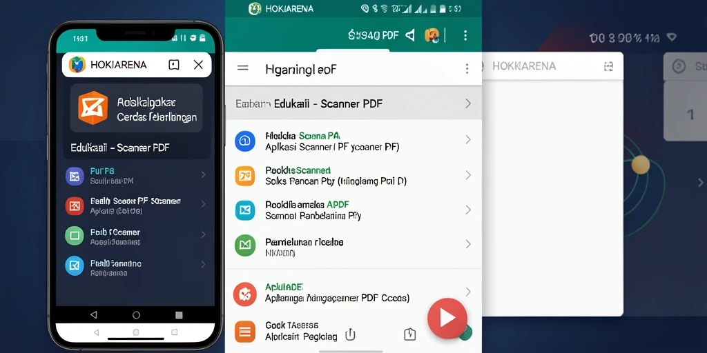 Antarmuka HOKIARENA yang user-friendly untuk pemindai PDF.