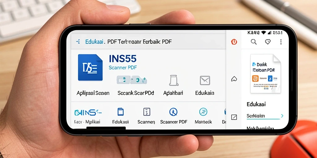 Tampilan antarmuka aplikasi INS55 yang user-friendly dan fungsional.
