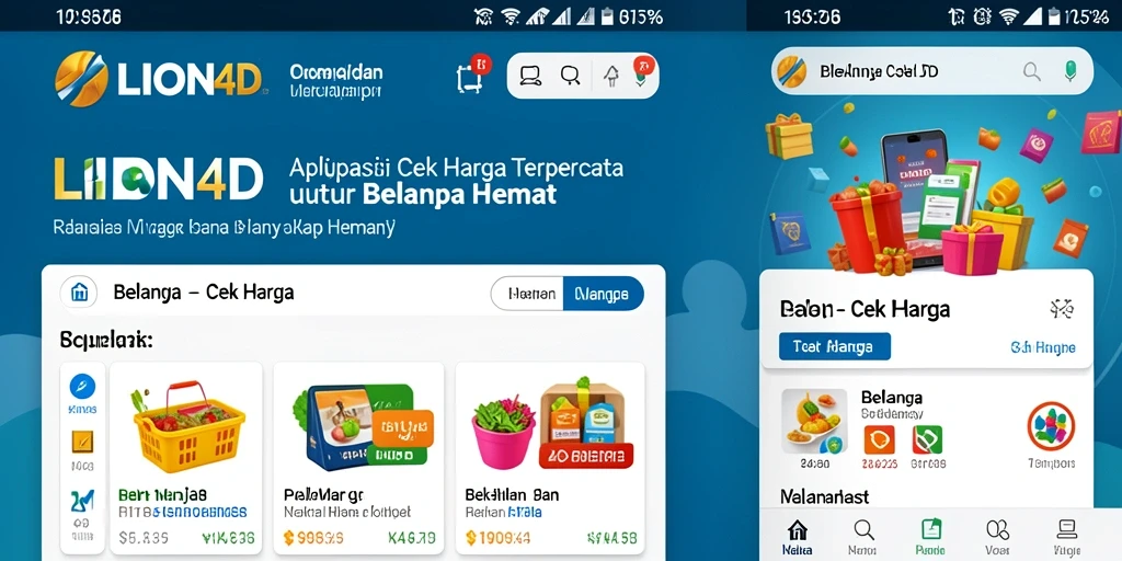 Tampilan antarmuka aplikasi LION4D yang sederhana dan menarik.