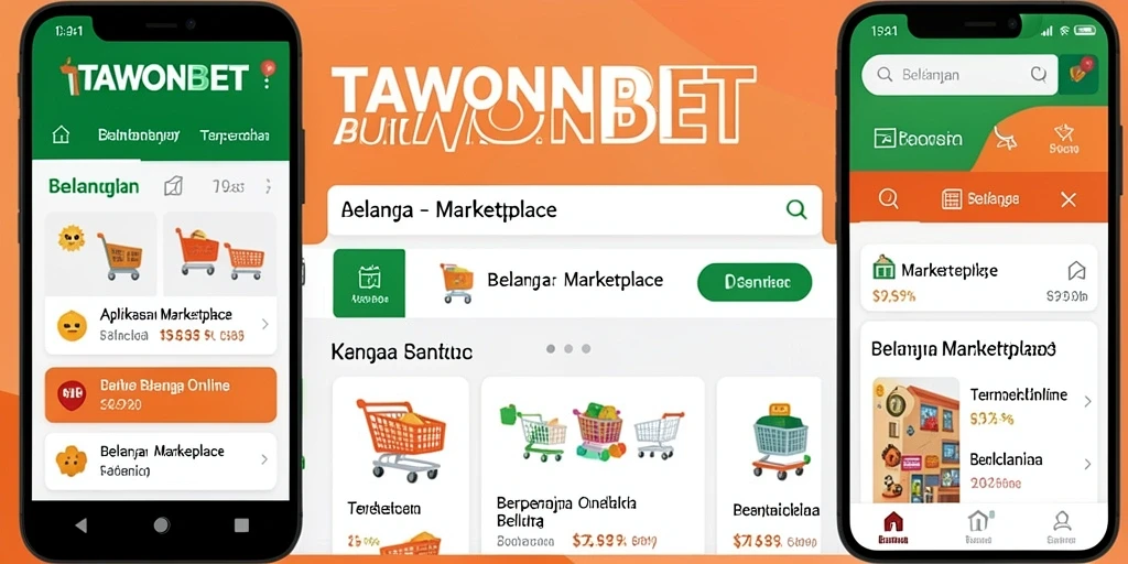 Antarmuka pengguna aplikasi TAWONBET yang mudah digunakan dan menarik.